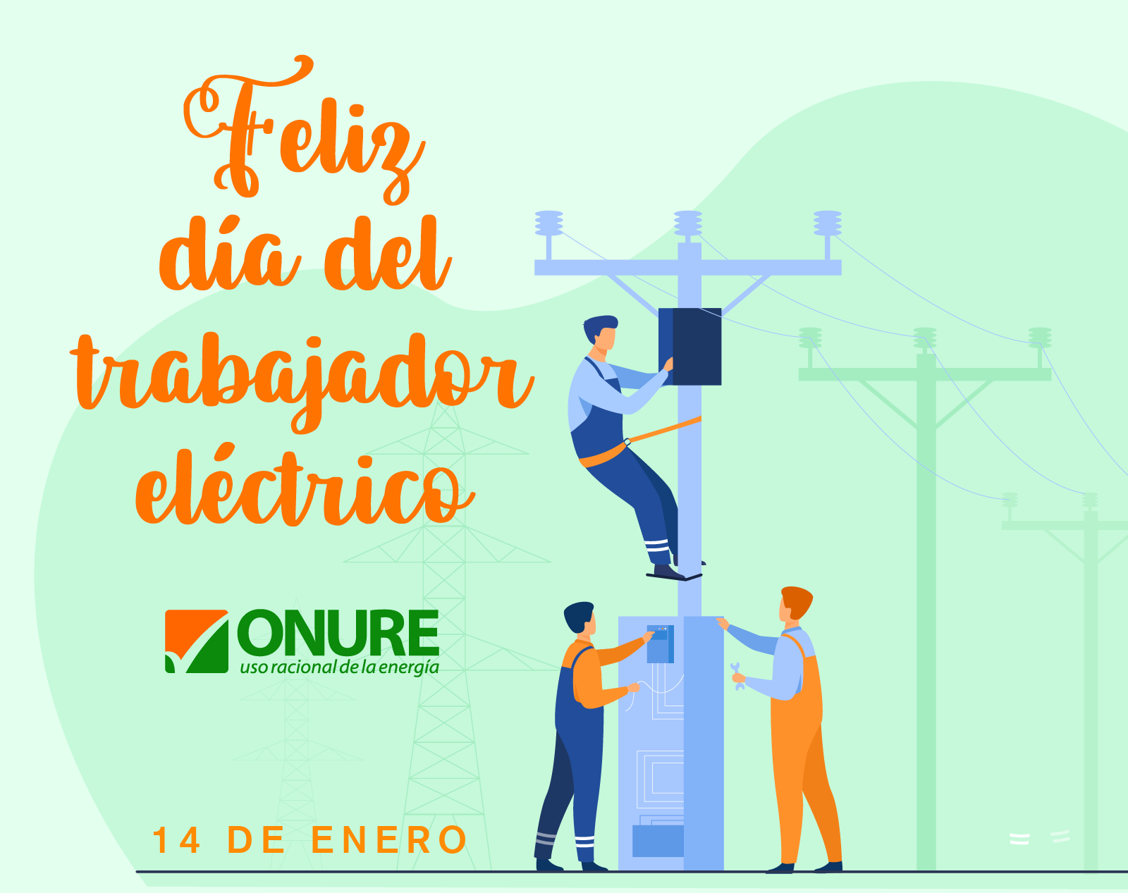 Postal 14 enro DIA ELECTRICO